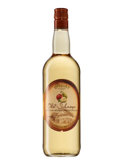 Prinz Obst-Schnaps aus dem großen Holzfass