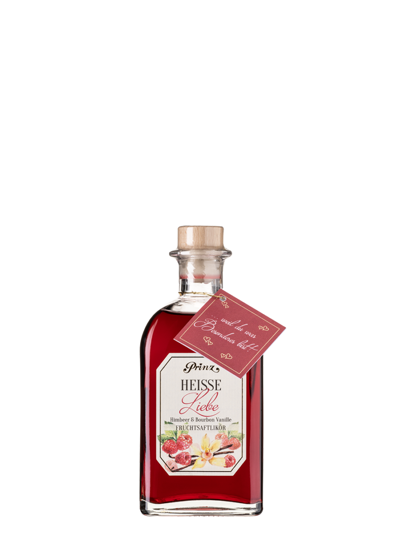 Prinz Heiße Liebe Likör - Himbeer & Vanille