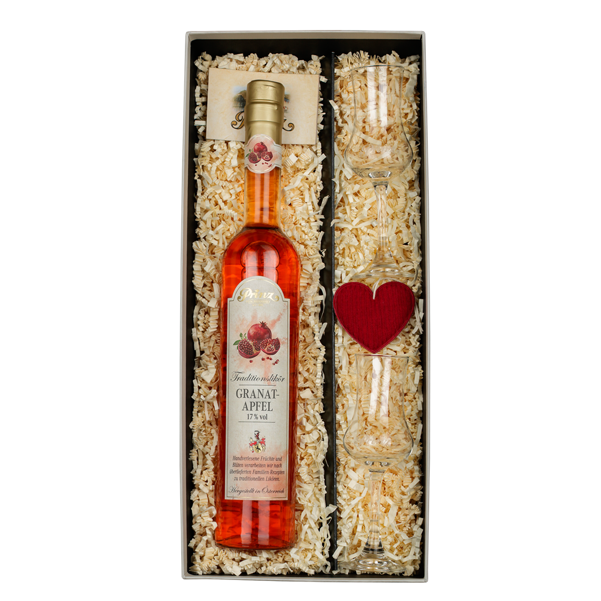 Prinz Geschenkbox Schnaps Weihnachten